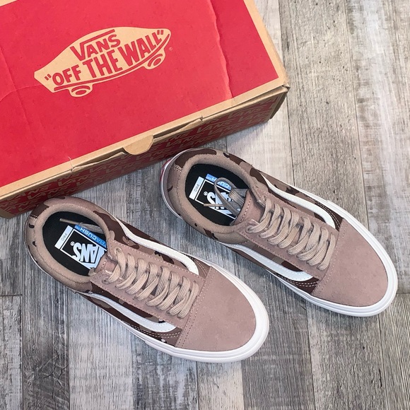 Vans old skool pro desert beige Camo shoes - Picture 2 of 8